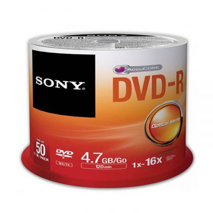 دی وی دی خام سونی ۵۰ عددی SONY DVD