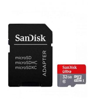 رم میکرو Sandisk Ultra 32GB Class10 80MB/s