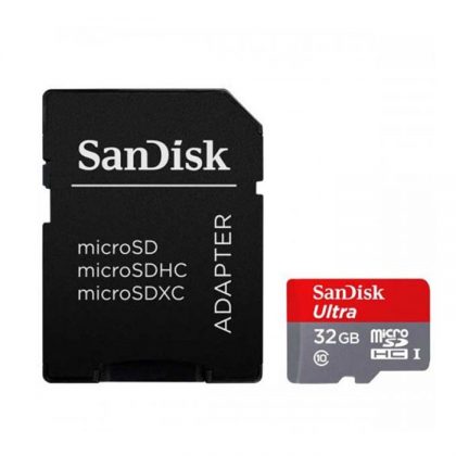 رم میکرو Sandisk Ultra 32GB Class10 48MB/s