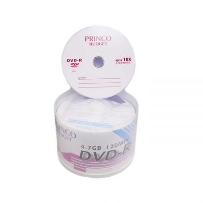 دی وی دی خام پرینکو قرمز ۵۰ عددی PRINCO DVD