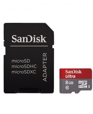 مموری میکرو Sandisk Ultra 8GB Class10 48MB/s