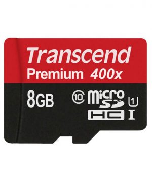 مموری میکرو Transcend Class10 U1 400x 60MB/S 8GB