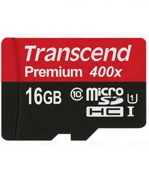 مموری میکرو Transcend Class10 U1 400x 60MB/S 16GB