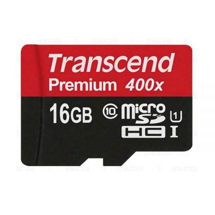 مموری میکرو Transcend Class10 U1 400x 60MB/S 16GB