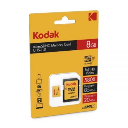 مموری میکرو Kodak microSD Class 10 U1 85MB/S 8GB