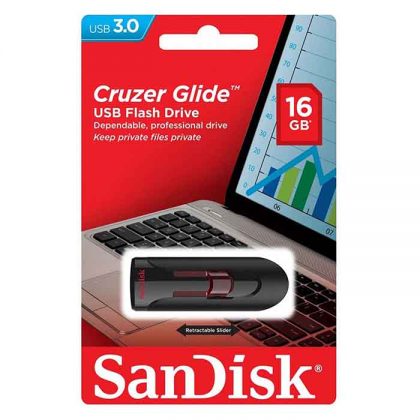 فلش مموری SanDisk Cruzer Glide CZ60 USB3.0 16G