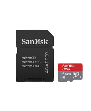 مموری میکرو SanDisk Ultra UHS-1 64G