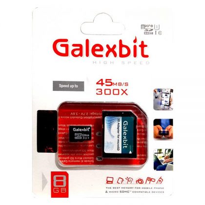 مموری میکرو Galexbit 300X U1 45MB/S 8GB