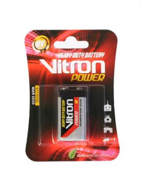 باتری کتابی 9 ولت Vitron 6F22
