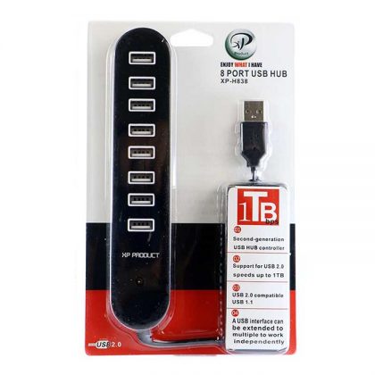 USB هاب 8 پورت XP-H838