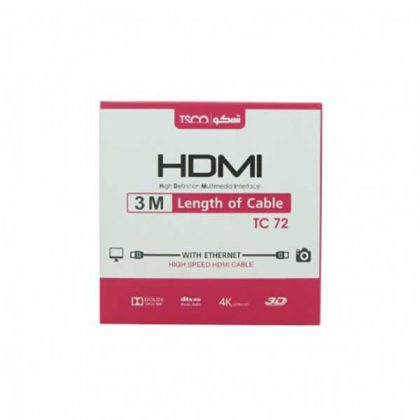 کابل HDMI تسکو 3 متری TSCO TC 72